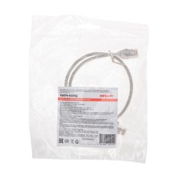 Патч-корд U/UTP CAT 6A (10G) RJ45-RJ45 28AWG LSZH сер. 0.5м Rexant 02-0380-05