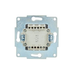 Выключатель 1-кл. 1п СП ASTI 10А IP20 с подсветкой механизм бел. LEZARD 7081-0288-111