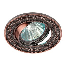 Светильник точечный KL56 SС 50Вт MR16 12В/220В литой медь ЭРА Б0017102