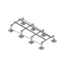 Конструкция опорная для установки оборудования TECHNORAPTOR STEELFOOT 1200х3000 тип 3 КМ TR0115