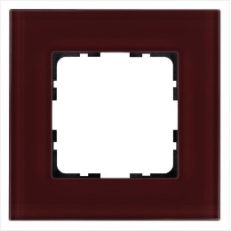 Рамка 1-м G-Glass стекло гранат. JasmartG1001GH
