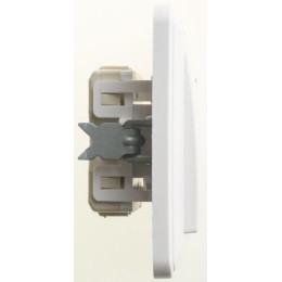 Выключатель кнопочный СП W59 с индик. бел. SchE VS116-151-18