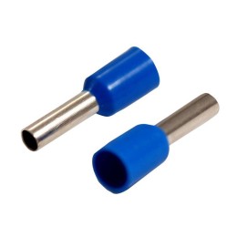 Наконечник штыревой втулочный изол. (НШВИ F-8мм) 2.5кв.мм (СЕ025008 blue) син. (уп.100шт) Rexant 08-
