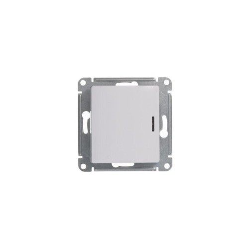 Переключатель проходной 1-кл. СП Glossa 10А IP20 (сх. 6а) 10AX с подсветкой механизм бел. SE GSL0001