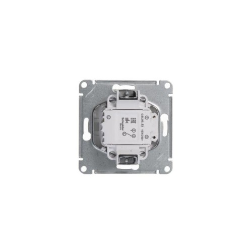 Переключатель проходной 1-кл. СП Glossa 10А IP20 (сх. 6а) 10AX с подсветкой механизм бел. SE GSL0001