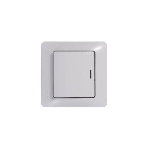 Переключатель проходной 1-кл. СП Glossa 10А IP20 (сх. 6а) 10AX с подсветкой механизм бел. SE GSL0001