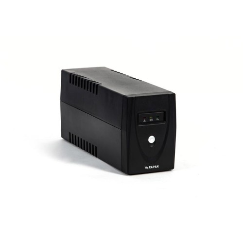 Источник бесперебойного питания RAPAN-UPS 600 220В 600В.А/350Вт меандр с АКБ 7А.ч интерактивный Баст