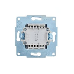 Выключатель 1-кл. 1п СП ASTI 10А IP20 с подсветкой механизм черн. бархат LEZARD 7081-4288-111