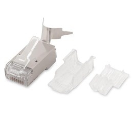 Разъем PLUG-8P8C-UV-C6A-SH-50; RJ45(8P8C) под витую пару 10Gb кат. 6A (50 µ"/ 50 микродюймов) экран.