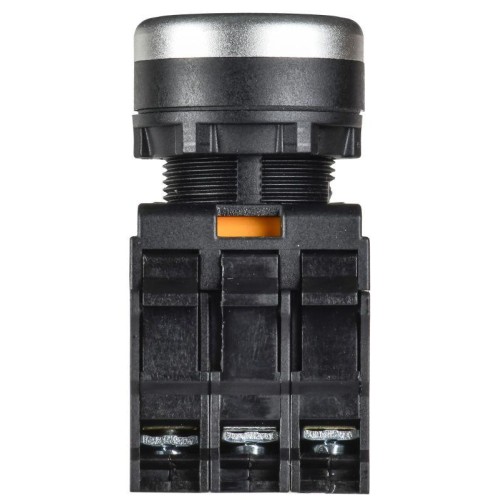 Кнопка d22мм 1НО+1НЗ MASTER с подсветкой и фиксацией зел. IEK MI-BT60-11TD-3-11-K06