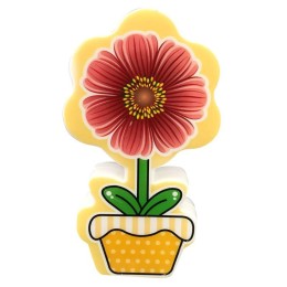 Светильник светодиодный NL-231 "Цветок" 220В ночник с выкл. розов. Camelion 13806