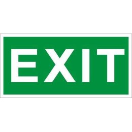 Пиктограмма "Exit" ПЭУ 012 240х125 РС-M (уп.2шт) СТ 2502000060