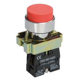 Кнопка LAY5-BL42 1НЗ без подсветки красн. KARAT IEK BBT71-BL-K04