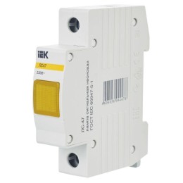 Лампа сигнальная ЛС-47 желт. KARAT IEK MLS10-230-K05