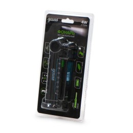 Фонарь аккумуляторный автомобильный GFL803 4Вт 270лм Li-ion 2000мА.ч LED GAUSS GF803