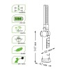Фонарь аккумуляторный автомобильный GFL803 4Вт 270лм Li-ion 2000мА.ч LED GAUSS GF803