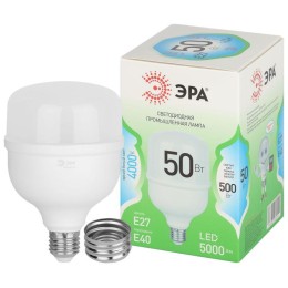 Лампа светодиодная GREEN LINE POWER T100-50W-840-E27/E40 GL 50Вт колокол 4000К яркий свет бел. E27/E