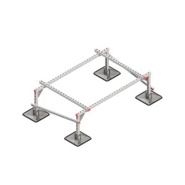 Конструкция опорная для установки оборудования TECHNORAPTOR STEELFOOT 1500х1000 тип 1 КМ TR0120