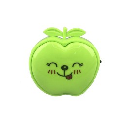 Светильник светодиодный NL-232 "Яблоко" 220В ночник с выкл. зел. Camelion 13807