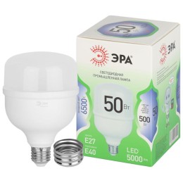 Лампа светодиодная GREEN LINE POWER T100-50W-865-E27/E40 GL 50Вт колокол 6500К свет холод. E27/E40 Э