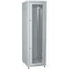 Шкаф сетевой LINEA E 42U 600х800мм двери 2шт перф. и метал. сер. ITK LE35-42U68-PM