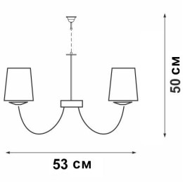 Люстра V3325/5 5хE14 макс.40Вт Vitaluce