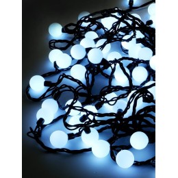Гирлянда светодиодная "Матовые шарики" OLDBL100-W-E 12м 100LED бел. SHlights OLDBL100-W-E