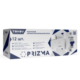 Выключатель автоматический модульный 1п C 25А 4.5кА PRIZMA TOKOV Electric TKE-PZ45-MCBI-1-25-C