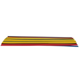 Трубка термоусадочная (ТУТ) 12.0/6мм 1м пять цветов (уп.50шт) Rexant 29-0162