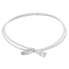 Патч-корд кат.5E UTP LSZH 1.5м slim колпачок с язычком бел. ITK PC08-C5EUL-1M5-SL-WT