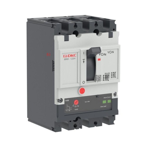 Выключатель автоматический 3P 80А 150кА pro MNX125H при AC415V расцепитель TMM YON MNX125H3PTMM0080