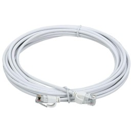 Патч-корд кат.5E UTP LSZH 5м slim колпачок с язычком бел. ITK PC08-C5EUL-5M-SL-WT