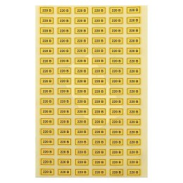 Наклейка "220В" 10х15мм EKF an-2-02