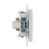 Розетка телевизионная проходная TV СП Rain 16А IP20 механизм бел. LEZARD 703-0288-129
