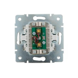 Розетка телевизионная проходная TV СП Rain 16А IP20 механизм бел. LEZARD 703-0288-129