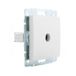 Розетка телевизионная проходная TV СП Rain 16А IP20 механизм бел. LEZARD 703-0288-129