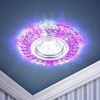 Светильник светодиодный DK LD2 SL/WH+PU декор со светодиодной подсветкой (белый+фиолетовый) прозр. Э