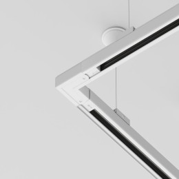 Коннектор угловой внешн. Trinity бел. Voltega TRA-VGL005CL-31W-L