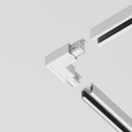 Коннектор угловой внешн. Trinity бел. Voltega TRA-VGL005CL-31W-L