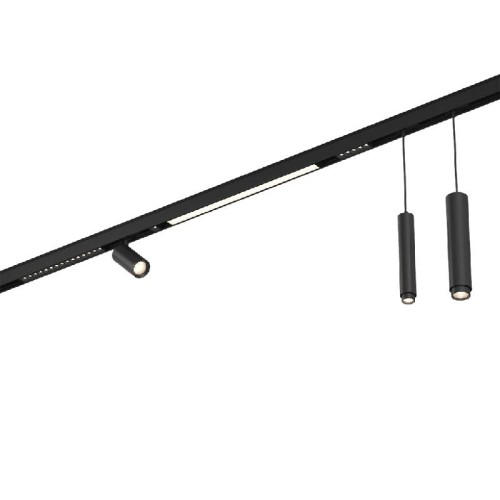 Трек SY-601201-BL 24В универс. с проводом для подключ. к блоку питания 1м черн. SWG PRO 00-00003587