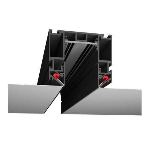 Трек SY-601201-CL-2-BL низковольтный встраив. в натяжной потолок без провода питания (дорожка карбон