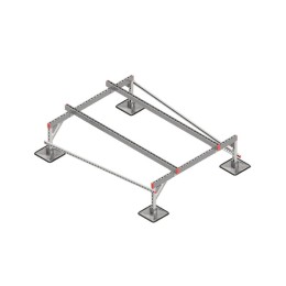 Конструкция опорная для установки оборудования TECHNORAPTOR STEELFOOT 1500х2000 тип 1 КМ TR0125