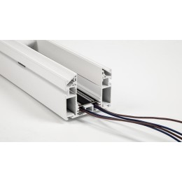 Трек SY-601201-CL-2-WH низковольтный встраив. в натяжной потолок без провода питания бел. SWG PRO 00