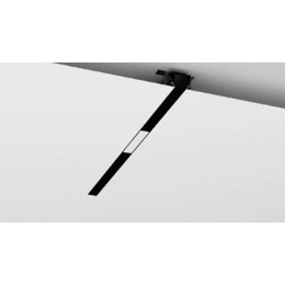 Трек SY-601201-CL-2-BL низковольтный встраив. в натяжной потолок без провода питания черн. SWG PRO 0