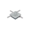 Соединитель универсальный 2USM-D5-10 CU для прутка d5-10мм с 2 пластинами 40х40мм медь КМ MA0284