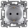 Розетка 1-м СП Etika 16А IP31 250В 2P+E с заземл. защ. шторки немецк. стандарт винтов. клеммы механи