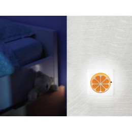 Светильник светодиодный NL-234 "Апельсин" 220В ночник с выкл. оранж. Camelion 13809