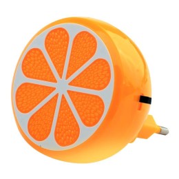 Светильник светодиодный NL-234 "Апельсин" 220В ночник с выкл. оранж. Camelion 13809