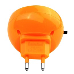 Светильник светодиодный NL-234 "Апельсин" 220В ночник с выкл. оранж. Camelion 13809
