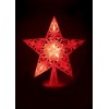 Светильник светодиодный "Звезда" 16.5см 10LED наконечник на елку Космос KOC_STAR_Red